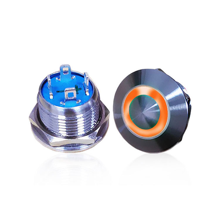 16mm防水轻触金属开关环形2