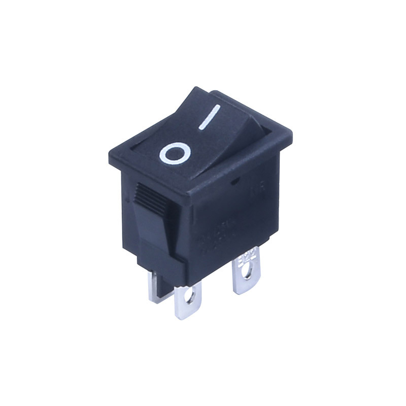 双刀单投船型开关四脚两单无指示灯电源翘板开关21*15船形开关
